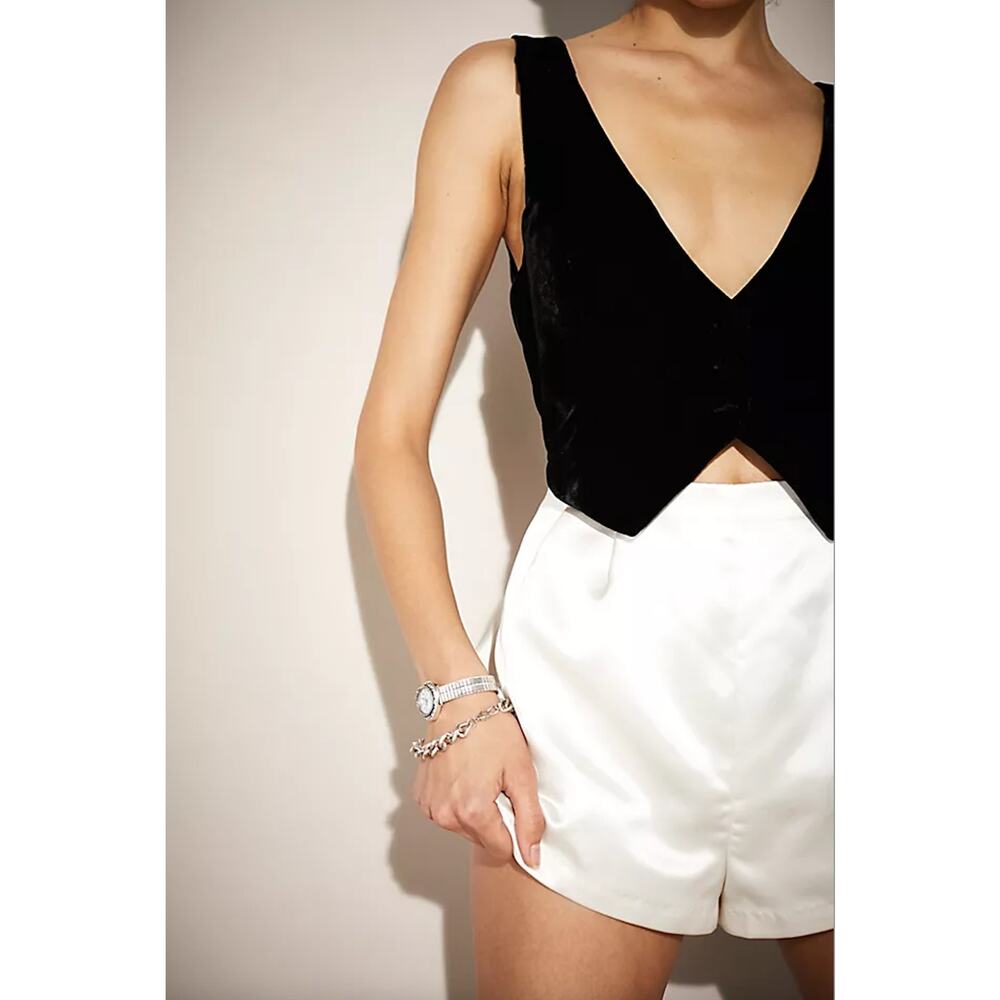 For love & lemons Drew Tuxedo cutout romper